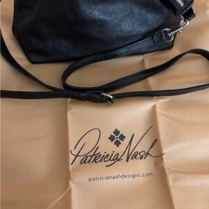 Patricia Nash Black Leather Crossbody
